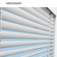 Revêtement de façade extérieure durable et élégant, volets en aluminium argenté pour fenêtre