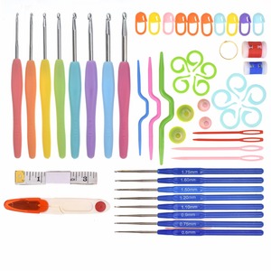 Multicolore Aiguilles À Tricoter crochet Crochet set Mixte En Métal crochet Crochet Modèle Kit Outil Bande BRICOLAGE Artisanat - Product Image 1