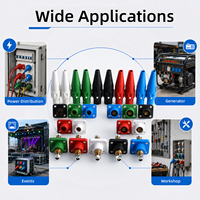 Connecteur Camlock CHENF en Cuivre de Haute Qualité 400A, Prise d'Alimentation Unipolaire en Ligne pour Générateur Industriel, Alimentation de Scène, PCB