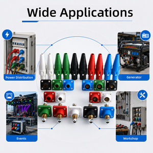 Connecteur Camlock CHENF en Cuivre de Haute Qualité 400A, Prise d'Alimentation Unipolaire en Ligne pour Générateur Industriel, Alimentation de Scène, PCB - Product Image 3