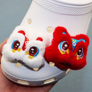 Vente en gros 3D stéréoscopique lion danse chaussures décorations peluche chaussure accessoire chaussures breloques vente en gros - Product Image 1