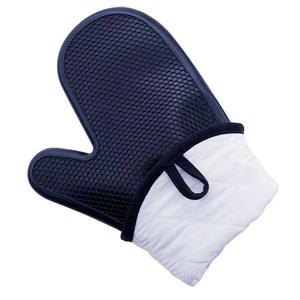 Nouveaux gants en silicone isolants thermiques, gants en silicone épaissis en nid d'abeille à deux doigts, gants de protection pour four à micro-ondes de cuisine - Product Image 6