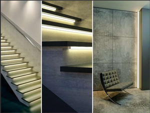 LED Hồ Sơ Cho Tường Chiếu Sáng Với Pc Bìa Led Strip Kênh Nhôm Đùn Hồ Sơ Tản Nhiệt - Product Image 5