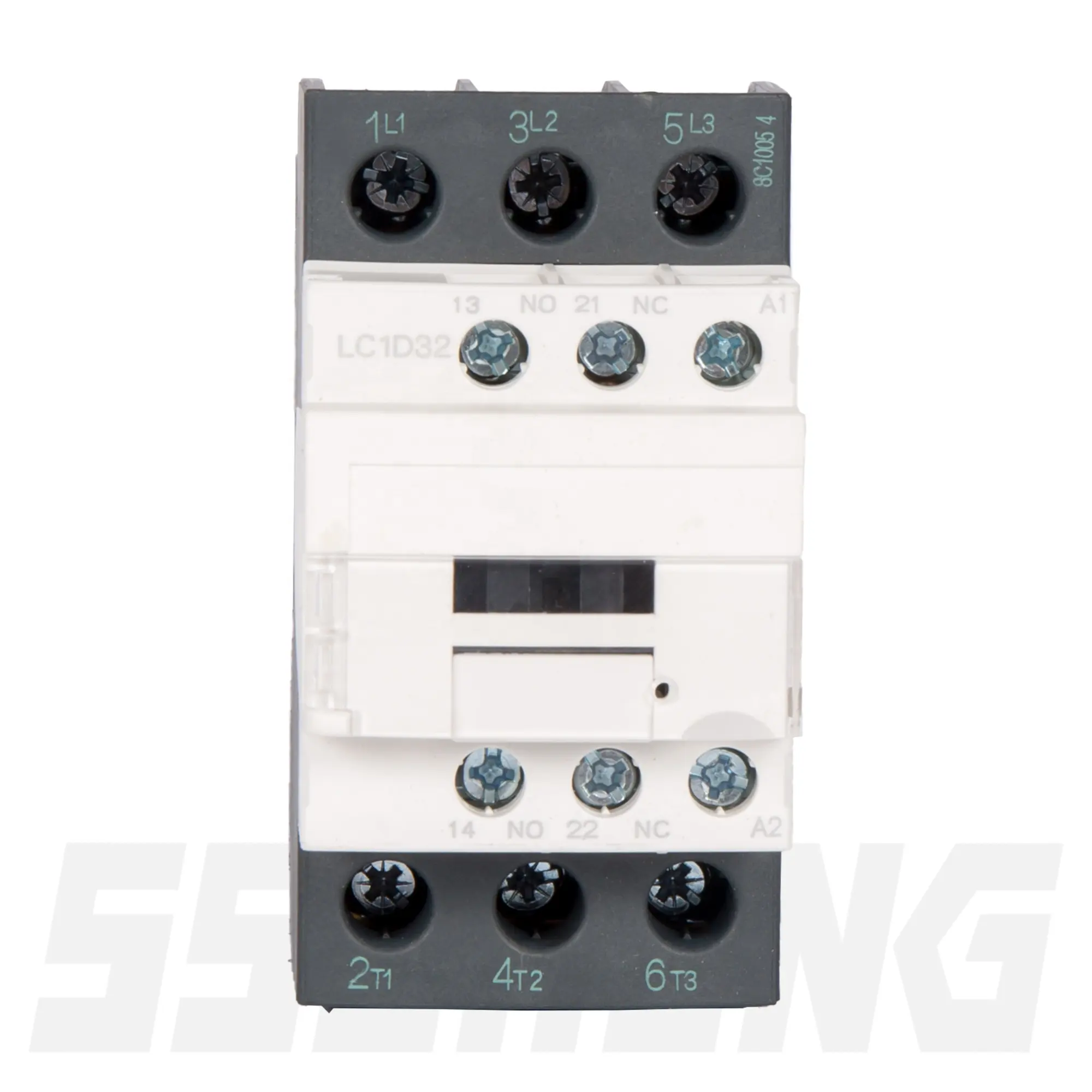 Schneider-Contactor magnético LC1-D12, serie tipo 12A, AC, tres fases