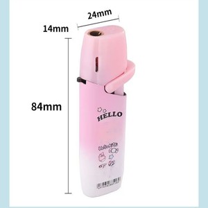 Windproof Jet Flame Metal <b>Lighter</b> Refillable Kitchen Electronic Colorful <b>Lighters</b> - Product Image 3