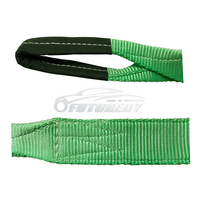 FT20-002 Ağır Hizmet Tipi 1 Ton %100 Polyester 5mm Kayış Kalınlığı Yüksek Mukavemetli 2m Düz Dokuma Askı Gözlü Tip Yük Taşıma İçin