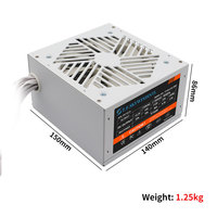 TFDP PSU 400W 500W 600W 700W 800W 80Plus Gold PC Power Supply ATX Catu Daya Komputer untuk Desktop Server Gaming PSU