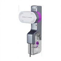 Défroisseur Vapeur Électrique Intelligent LCD 3-en-1, Fer à Repasser Sec et Humide, Anti-Brûlure à Sec, Panneau Rotatif à 90°, Chauffage Rapide, Défroisseur de Voyage Portable