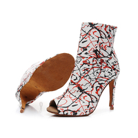 Bottes de danse latine pour femmes, sandales à talons hauts pour mariage, chaussures de pole dance pour filles