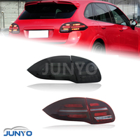 Feux arrière LED Junyo pour Porsche Cayenne 2011-2014, mise à niveau vers de nouveaux feux de jour LED avec clignotants séquentiels