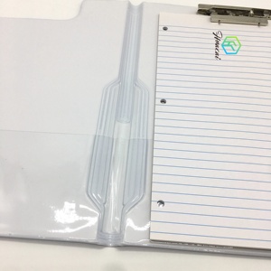 Nhà Máy Bán buôn A4 PVC <span class=keywords><strong>2</strong></span> <span class=keywords><strong>Pocket</strong></span> <span class=keywords><strong>3</strong></span> prongs thân thiện với môi UV in ấn Vòng chất kết dính thư mục tập tin - Product Image 2