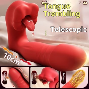 <span class=keywords><strong>Vibratore</strong></span> Indossabile Femminile con Ampia Apertura, Lingua Retrattile, Riscaldamento, Controllo Wireless tramite APP, Stimolazione Clitoridea - Product Image 1