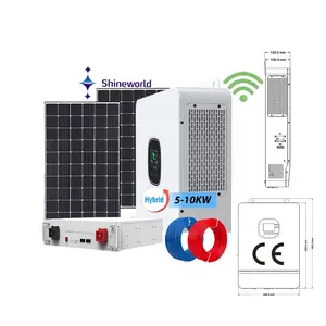 New Product Panels 10Kw Australia Hybrid On Off Grid Solar Panel Photovoltaic Electrical Power Supply System