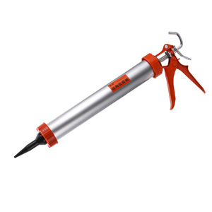 Pistola de calafateo de aleación de aluminio con mango de pistola y varilla lisa, manual, 480 mm de longitud, para sellado en construcción doméstica - Product Image 2
