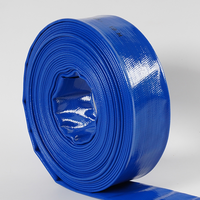 Tuyau d'arrosage en PVC plat flexible de 1 à 16 pouces, 6 mm, résistant à la pression élevée, léger, 100 m, rouleau, agriculture, irrigation