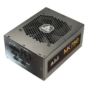 Alimentation électrique ATX 24 broches entièrement modulaire 750W pour ordinateurs de bureau MK750, compatible SLI/CrossFire, <span class=keywords><strong>80</strong></span> PLUS Gold - Product Image 1