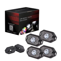 Vente en gros usine : Pack de 4 éclairages RGB multicolores contrôlés pour les cavités des roues, pour véhicules tout-terrain 4x4 et bateaux marins