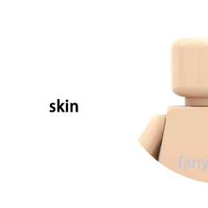 Figurines classiques vierges, jouets de couleur unie, modèles non imprimés, blocs de construction MOC purs, briques, mini figurines d'<span class=keywords><strong>action</strong></span> - Product Image 5