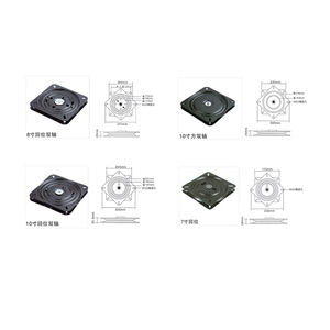 Placa giratoria cuadrada con rodamiento de bolas perezoso de 12 pulgadas resistente de alta calidad al por mayor para Comedor Cocina dormitorio - Product Image 6