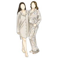 Pyjamas en bambou de haute qualité, style tendance, personnalisés pour femmes, vêtements de nuit pour femmes, pantalon décontracté, vêtements de détente de luxe