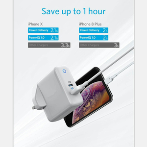 อะแดปเ<span class=keywords><strong>ต</strong></span>อร์ชาร์จ<span class=keywords><strong>เร็ว</strong></span> 38W PD QC3.0 Type-C หลายพอร์<span class=keywords><strong>ต</strong></span> สำหรับโทรศัพท์มือถือ พร้อมระบบป้องกันไฟไหม้ สำหรับแล็ปท็อปและสมาร์ทวอทช์ - Product Image 4