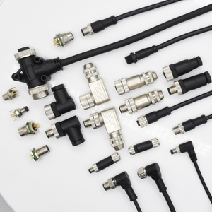 עמיד למים ip67 3/4/5/6/8pin m8 מחבר m8 קוד זכר לנקבה מותך מחבר כבל זווית ישר ישר ישר מחבר כבל - Product Image 3