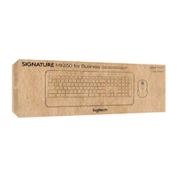 Ensemble clavier et souris sans fil MK650 Slim pour bureau professionnel, double mode, récepteur Bolt, en stock