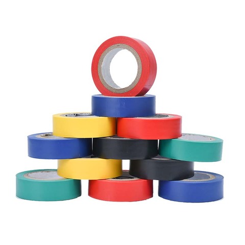 Grade Flame Retardant PVC Hot Melt High Voltage 600V Electrical Insulation Tape Heat Resistant Waterproof Colored Protective
