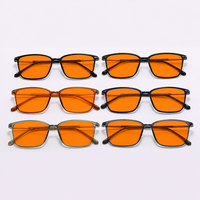 Lunettes anti-lumière bleue Sunray Classic à motif géométrique pour étudiants, pour la lecture et les cours en ligne, verres PC, monture intégrale, légères, durables, unisexes