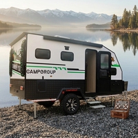 Caravane tout-terrain légère et extensible pour le camping