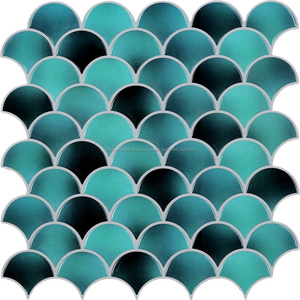 Vert Décoration Cuisine Salle <span class=keywords><strong>De</strong></span> Bain Backsplah Papel <span class=keywords><strong>De</strong></span> Parede 3D Carreaux Autocollants Papel Tapiz Par Cocina - Product Image 2