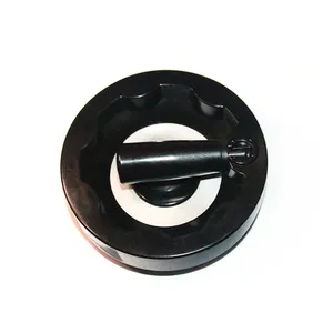 Hot Koop Black M8 Valve Aluminium Gegolfde Handwiel