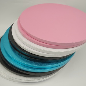 Plateau à gâteau en papier doré personnalisé de 12/14 pouces, base de gâteau ronde, carrée, rectangulaire, en forme de cœur - Product Image 2