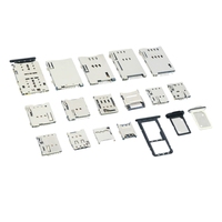 Connecteur de carte Micro SIM de haute qualité à personnaliser en gros, support de prise femelle 8 broches de type Flip, coque SMD SUS, fréquence HF