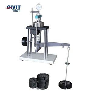 फ्रंट लोड ओडोमीटर परीक्षण उपकरण समेकन परीक्षण उपकरण एकल लीवर मिट्टी समेकन परीक्षण मशीन - Product Image 1