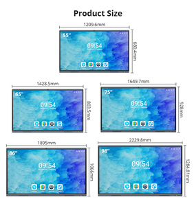 Nhà Máy Giá 100 86 75 65 inch đa màn hình cảm ứng tất cả trong một bảng thông minh phẳng bảng tương tác để bán - Product Image 4