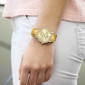 Montre-bracelet mécanique LOBINNI pour femme, étanche, avec calendrier et date automatique, cadran en cuir orné de diamants, idéale pour le quotidien et la maison - Product Image 4