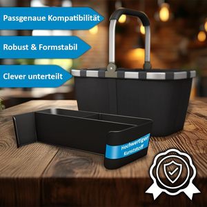 Organisateur en plastique Nobellgo compatible avec le <span class=keywords><strong>sac</strong></span> <span class=keywords><strong>de</strong></span> transport <span class=keywords><strong>Reisenthel</strong></span>, rangement compact et tendance pour panier/panier <span class=keywords><strong>de</strong></span> courses - Product Image 3