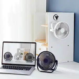YIZHI 3 Speed Air Cooler Personal Usb Fan Wall hanging Table Mini Portable Fan Home Office Student Computer Mini Desk Small Fans