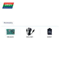 Module d'affichage LCD TFT IPS DWIN HMI 3,5 pouces 320*480 avec structure COF, écran tactile LCD noir et blanc intégré