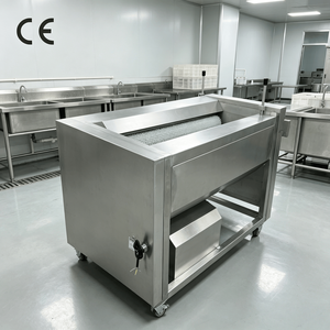 Máquina Comercial Automática Eléctrica Industrial para Limpieza, Pelado y Corte de Yuca, Cebolla y Patata, con Función de Pelador de Piel - Product Image 3