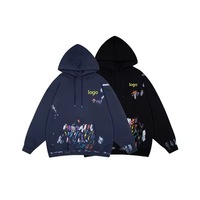 Sweat-shirts surdimensionnés pour hommes de la marque Galleary, logo personnalisé imprimé, coton multicolores, de haute qualité, écologiques, Dept X Legends Spot