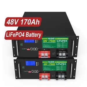 Almacenamiento de energía eficiente Ahorre espacio de instalación Batería Lifepo4 Almacenamiento de batería de energía solar 48V 170ah Paquete de batería Lifepo4