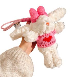 Bán Buôn Phim Hoạt Hình <span class=keywords><strong>Bunny</strong></span> Sang Trọng Keychain Mặt Dây Chuyền PP Bông Đầy Tùy Chỉnh Kích Thước Logo 17Cm Dễ Thương Búp Bê Động Vật Đồ Chơi Cho Unisex Sử Dụng - Product Image 6