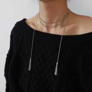 Collier vintage à pampilles en acier inoxydable pour femme, imperméable, anti-ternissement, hypoallergénique, design unique - Product Image 4