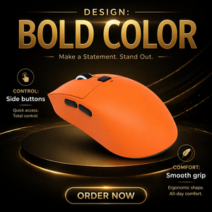 Souris <span class=keywords><strong>de</strong></span> jeu sans fil RGB optique ergonomique 2,4 GHz 6 boutons capteur PAW 3311 pour ordinateur portable <span class=keywords><strong>de</strong></span> bureau - Product Image 5