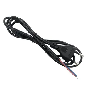 Elektrische Draad Kabel Eu Plug Met 1.8Meter 220V Standaard Plug Netsnoer Draden Electrique Met Schakelaar Voor voeding