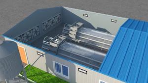 <span class=keywords><strong>Abri</strong></span> pour moutons, vaches et poulets en structure acier préfabriquée soudée, économique et durable, bâtiment agricole entièrement fermé pour l'élevage de chèvres et de bétail - Product Image 6