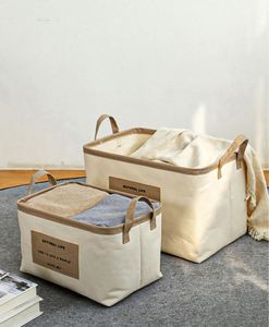Bathliving Room and Bathroom Storage Foldable Fabric <b>Basket</b> Durable Modern Large Capacity Bedroom Home Furniture - Product Image 6