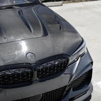 Couvre-capot moteur en fibre de carbone de style DW pour BMW Série 3 G20 G28 Pre-LCI 2019-2022, pièces et accessoires automobiles